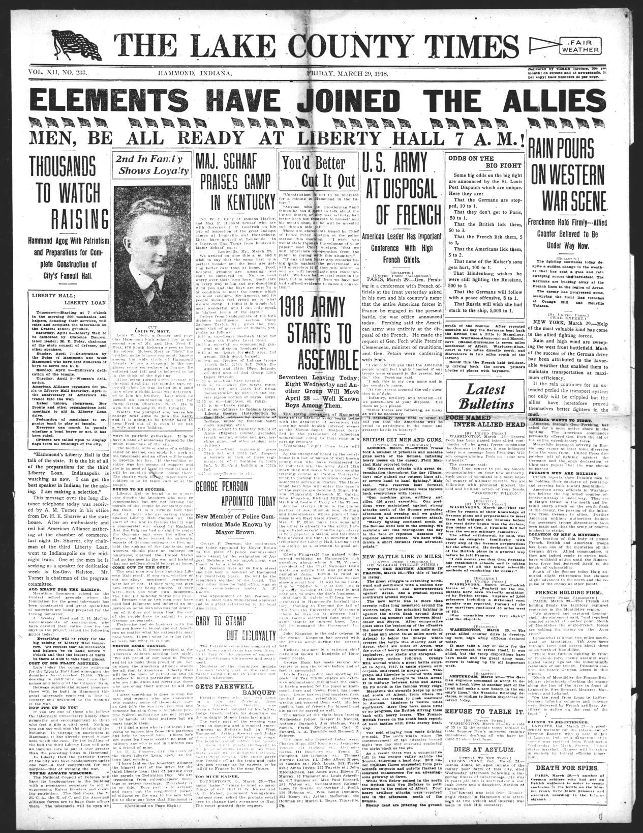 March 29, 1918: Men, Be All Ready At Liberty Hall 7 A.M.!